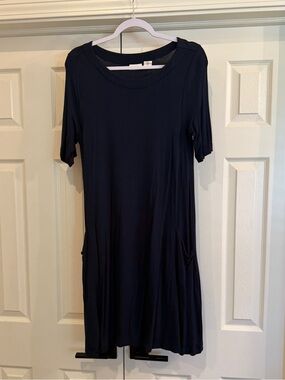 Sigurd Olsen, navy blue T-shirt dress. Size small